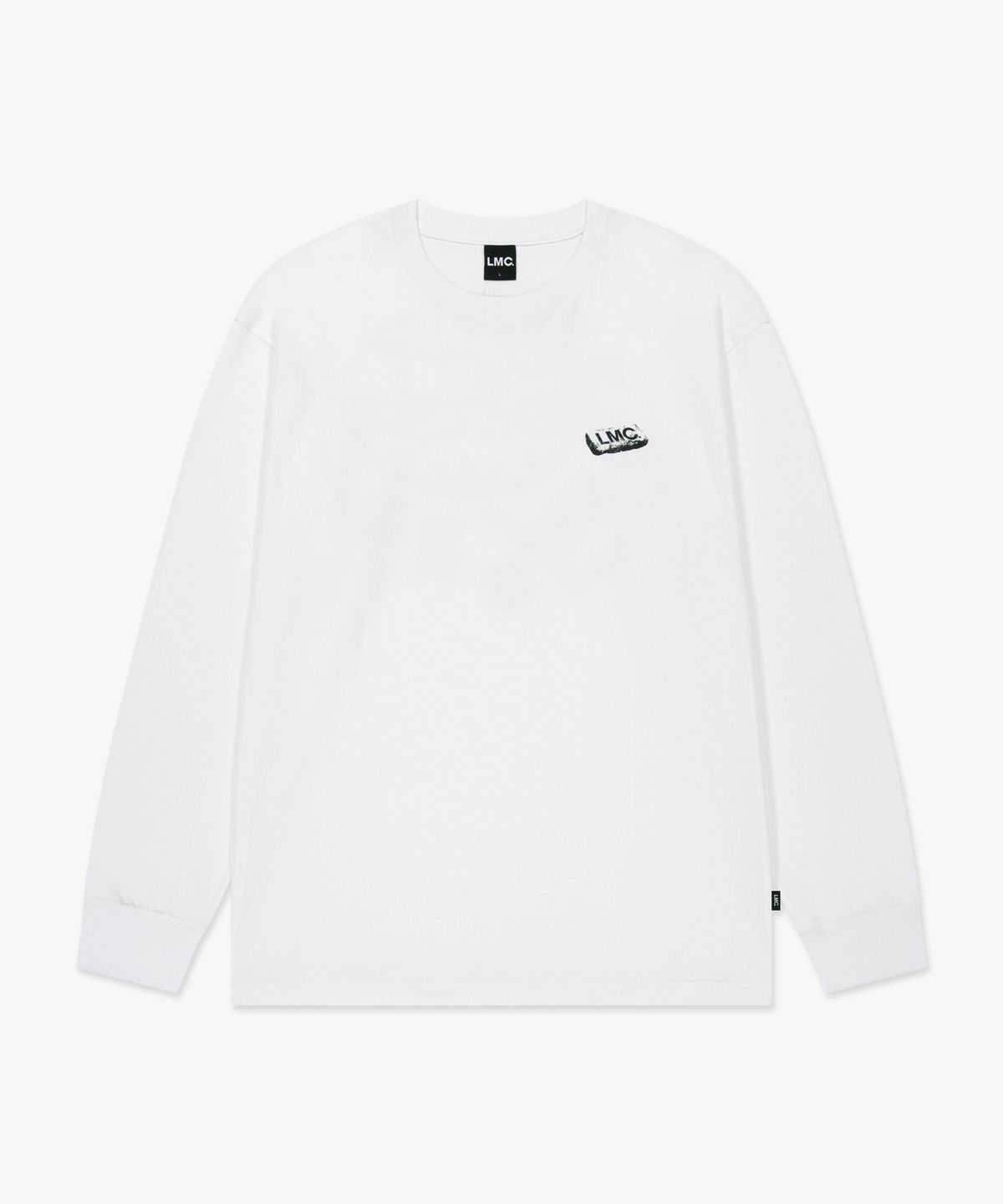 엘엠씨(LMC) UNBALANCE GLOBE LONG SLV TEE white