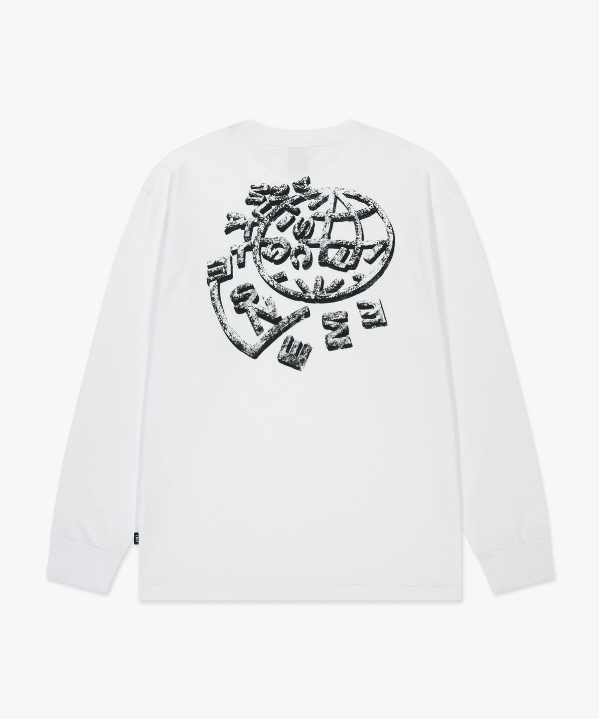 엘엠씨(LMC) UNBALANCE GLOBE LONG SLV TEE white