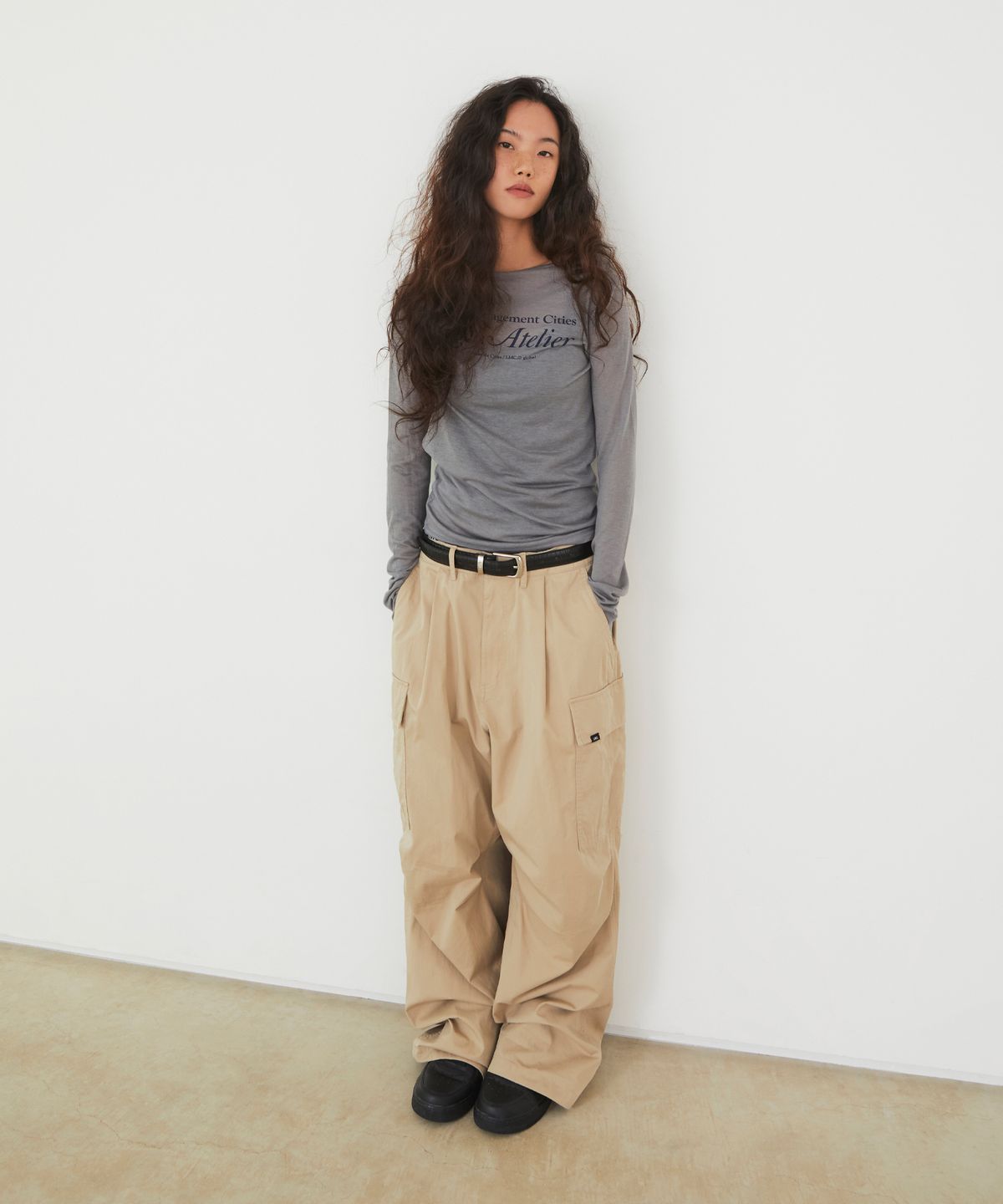 엘엠씨(LMC) WM LMC ATELIER SHEER LONG SLV TEE white