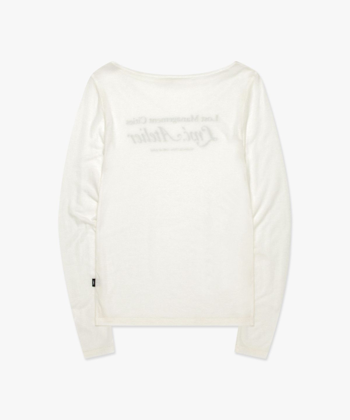엘엠씨(LMC) WM LMC ATELIER SHEER LONG SLV TEE white