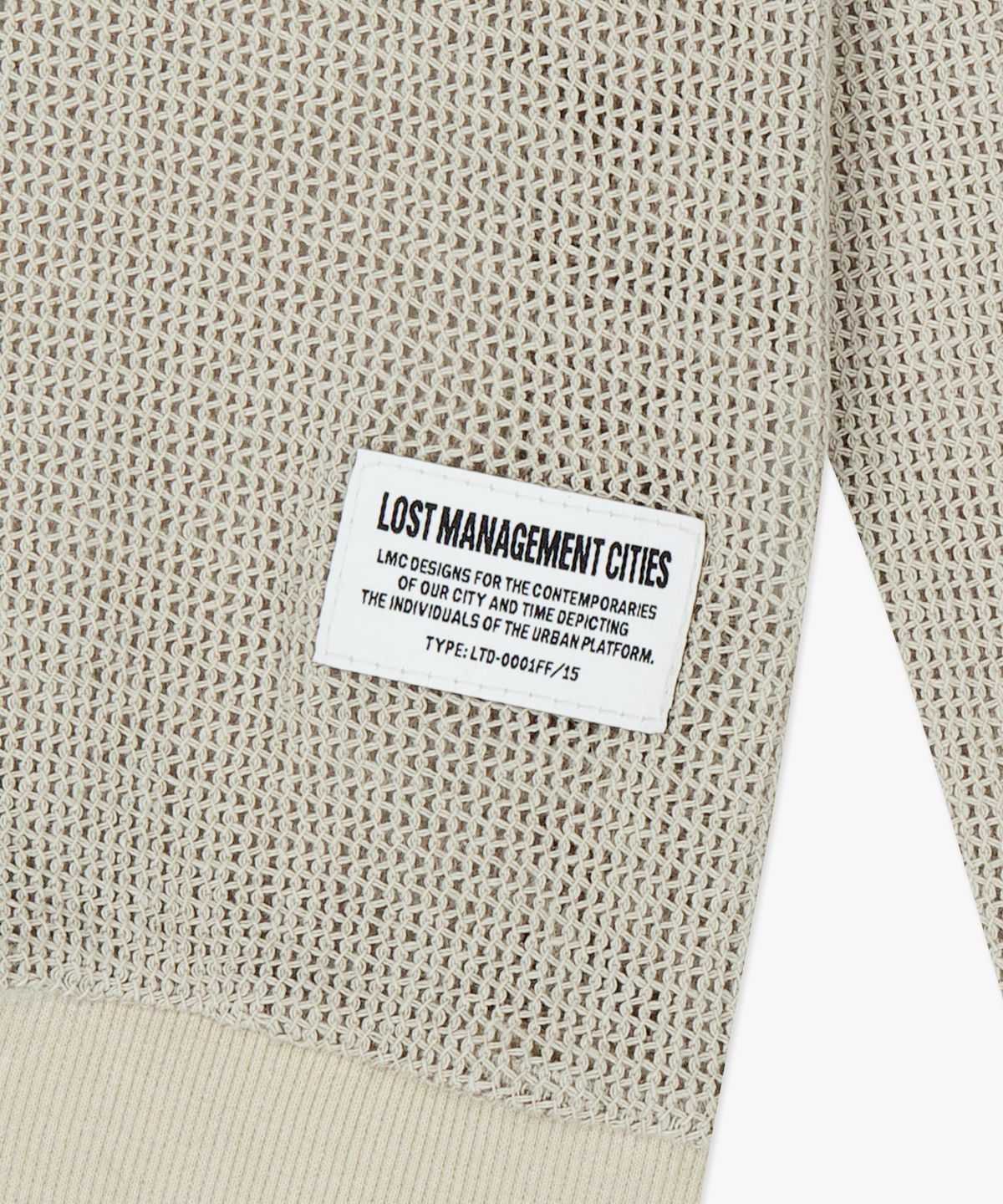 엘엠씨(LMC) MESH LONG SLV TEE light gray