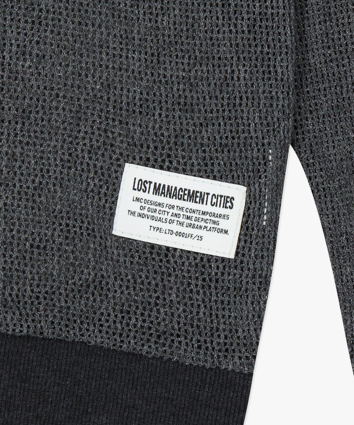엘엠씨(LMC) MESH LONG SLV TEE charcoal