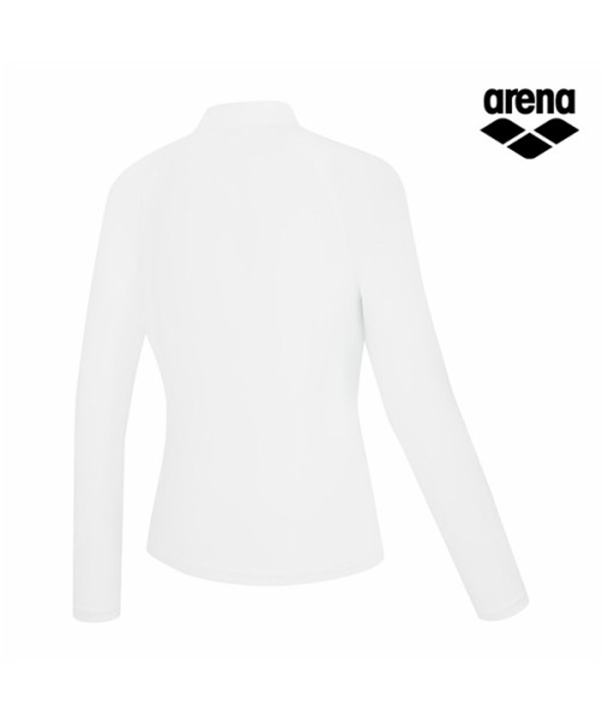 아레나(ARENA) 코어 여성 레귤러핏 집업 래쉬가드 A6BL1QR41WHT