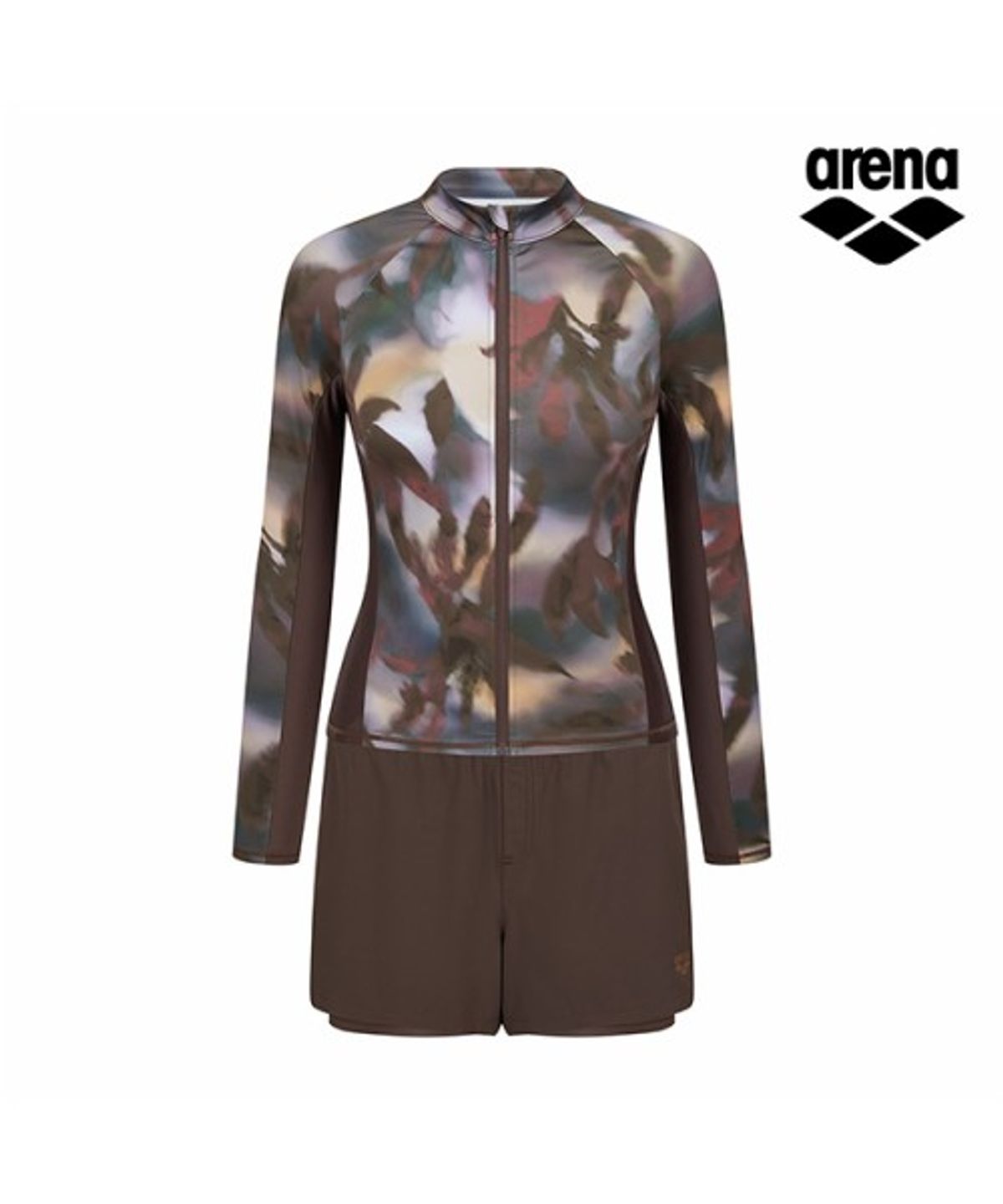 아레나(ARENA) 잉크베일 레귤러핏 래쉬가드 세트 A6BL1PS08BRW