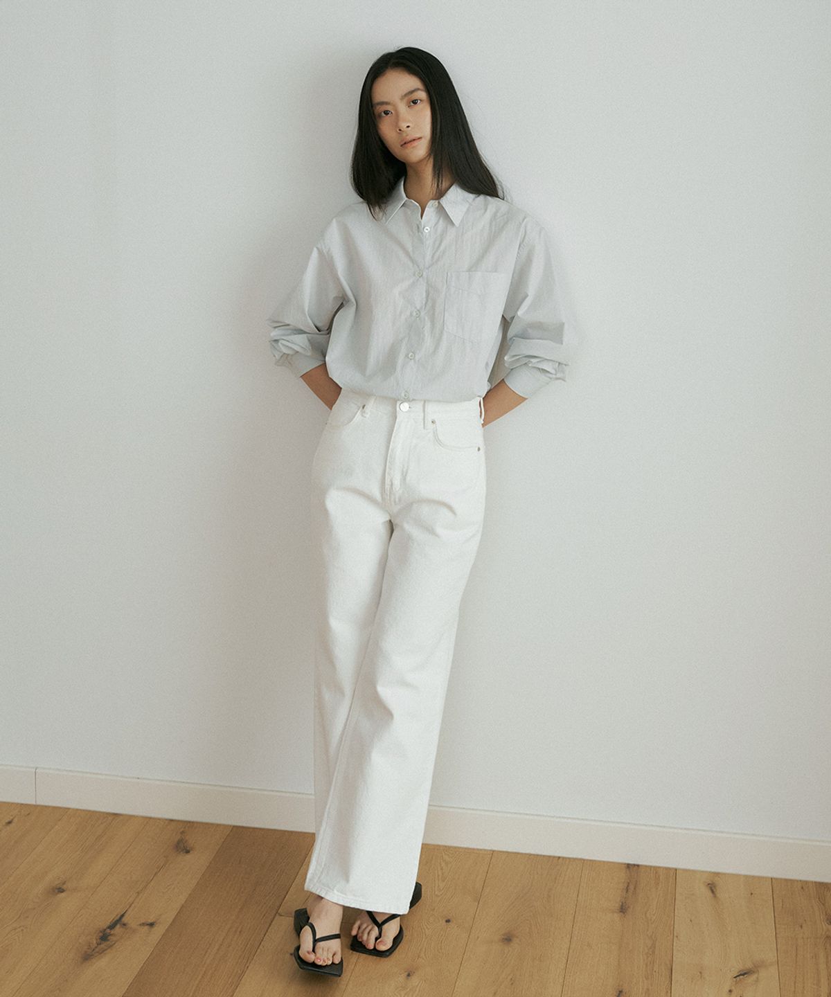 링서울(LINGSEOUL) standard bio shirt-mint