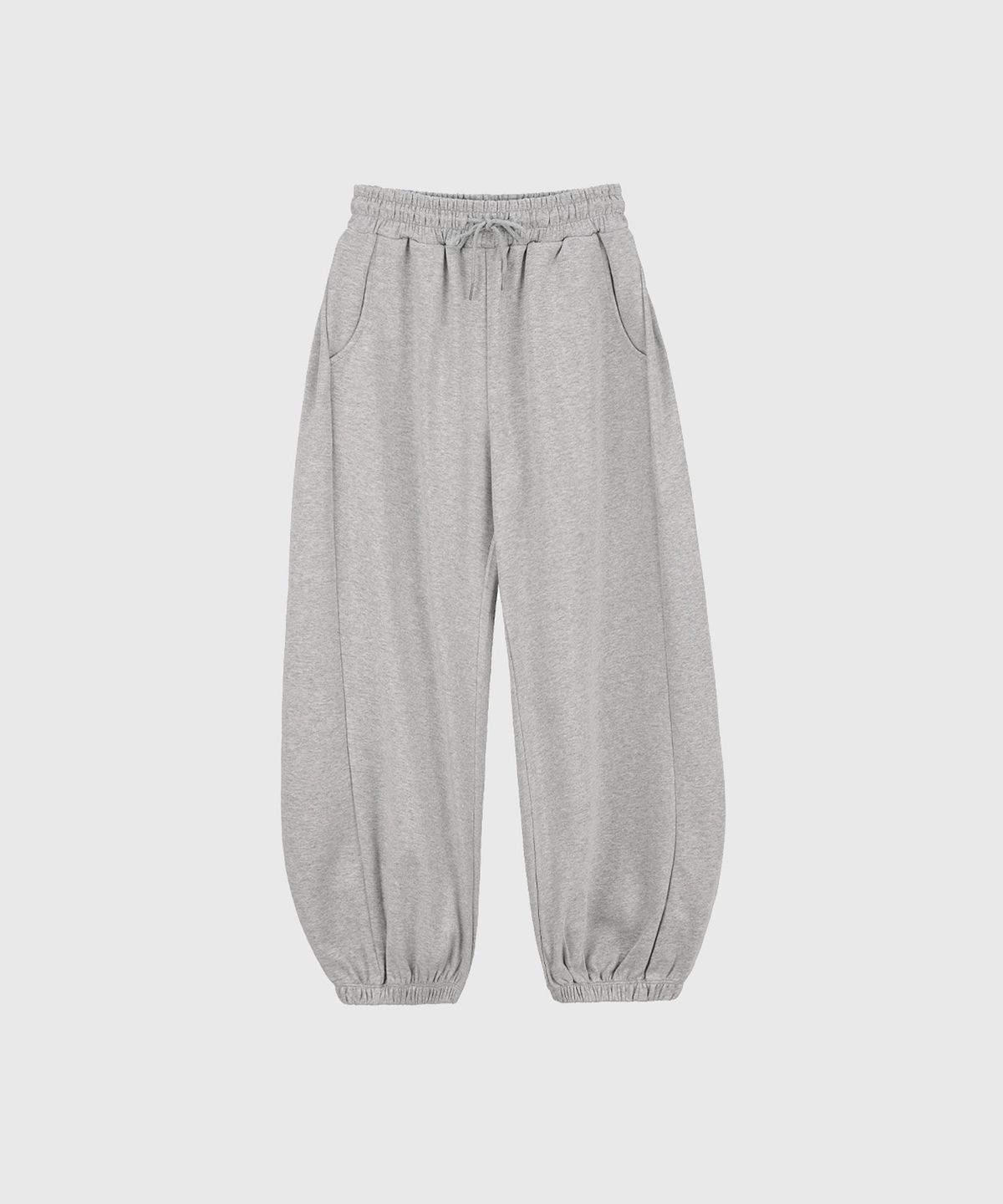 퀸스래빗(Q'SRB) Volume Silhouette Tuck Jogger Pants