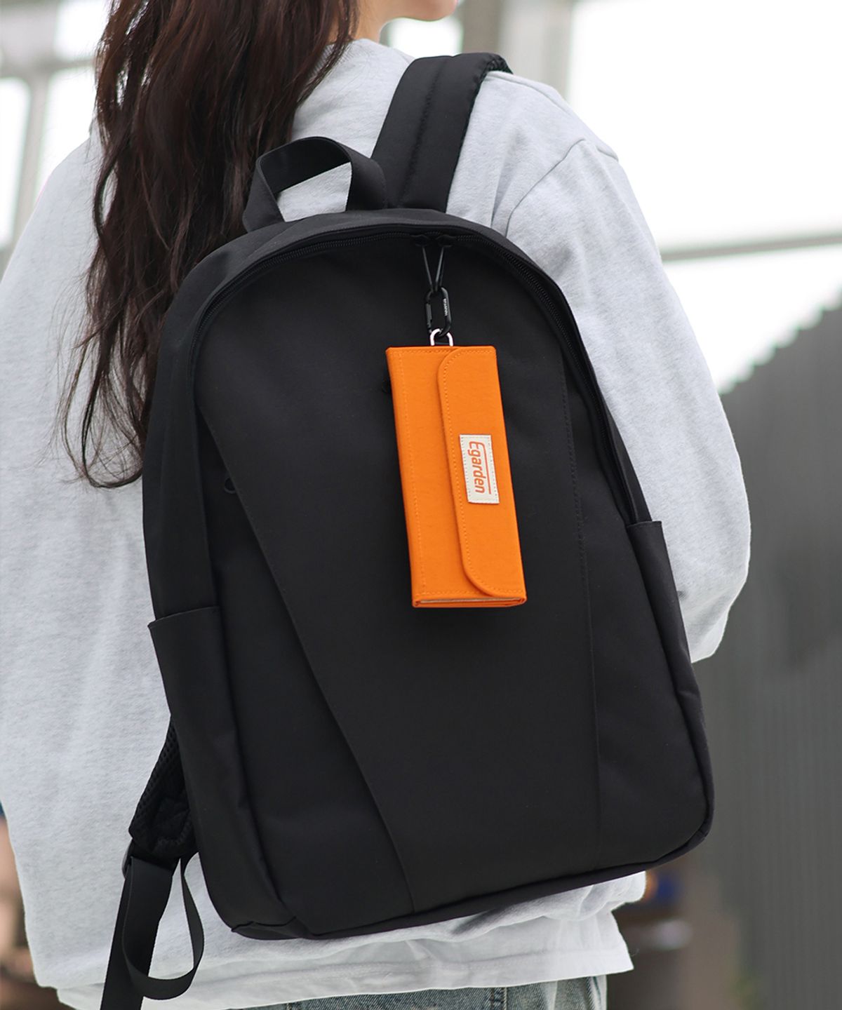 에가든(EGARDEN) 트래블러 아이웨어 케이스 안경 파우치 - 오렌지