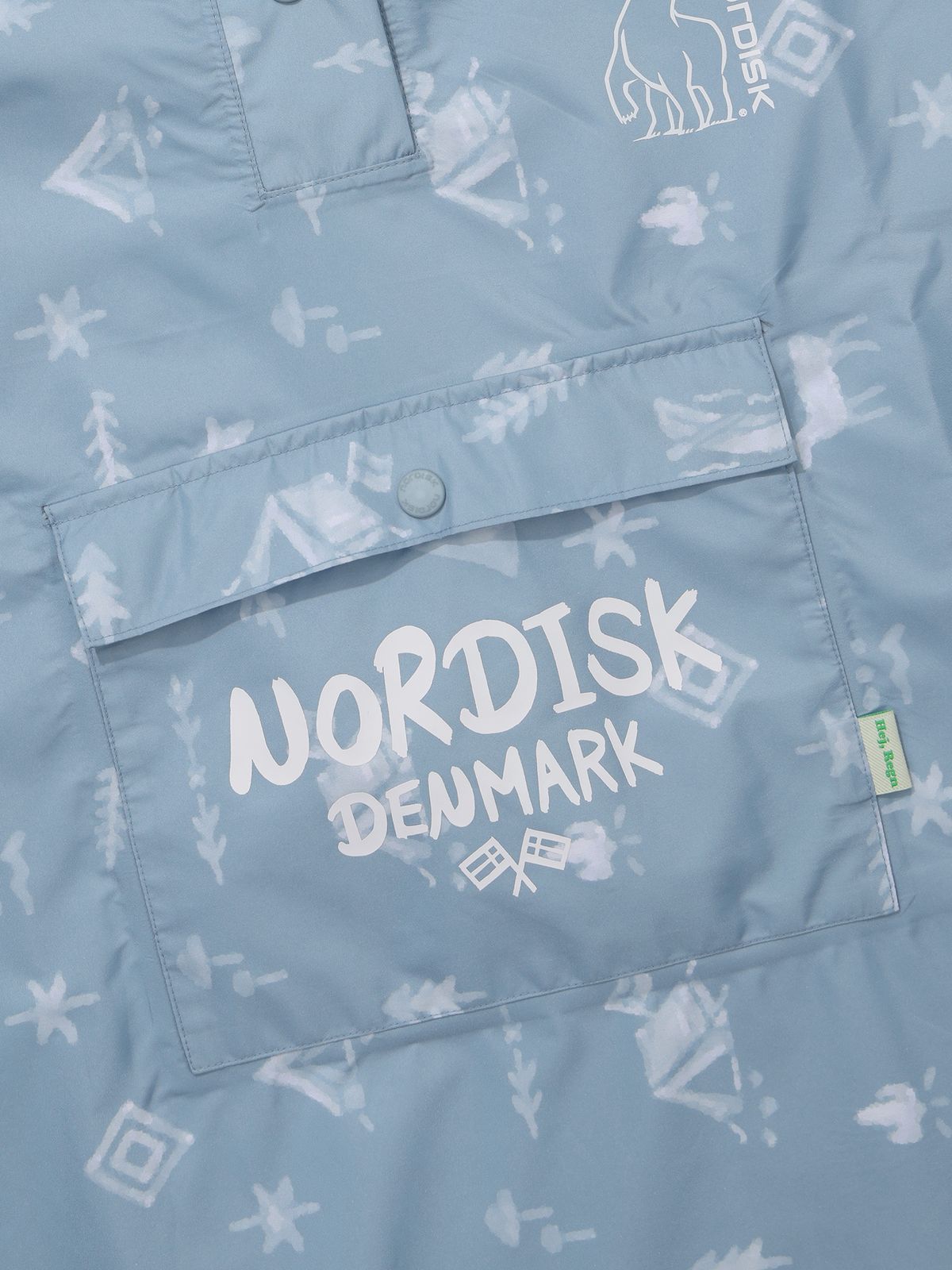노르디스크(NORDISK) [Hej Regn] 레인 판초_Light Blue
