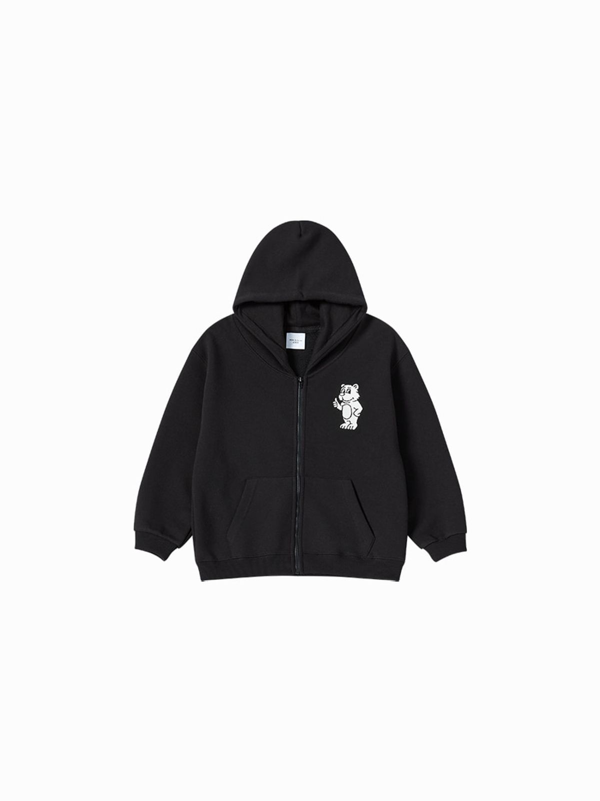 아크메드라비 키즈(acmedelaviekids) KIDS BASIC AC BEAR HOODIE ZIP UP (4 COLOR)