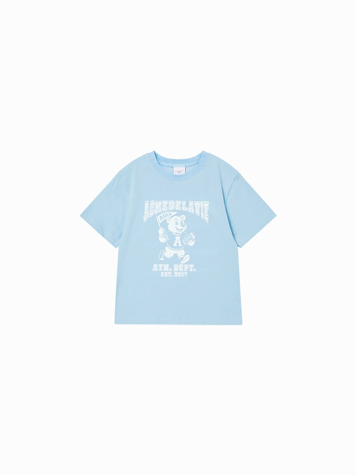 아크메드라비 키즈(acmedelaviekids) KIDS FOOTBALL AC BEAR SHORT SLEEVE T-SHIRT (3 COLOR)