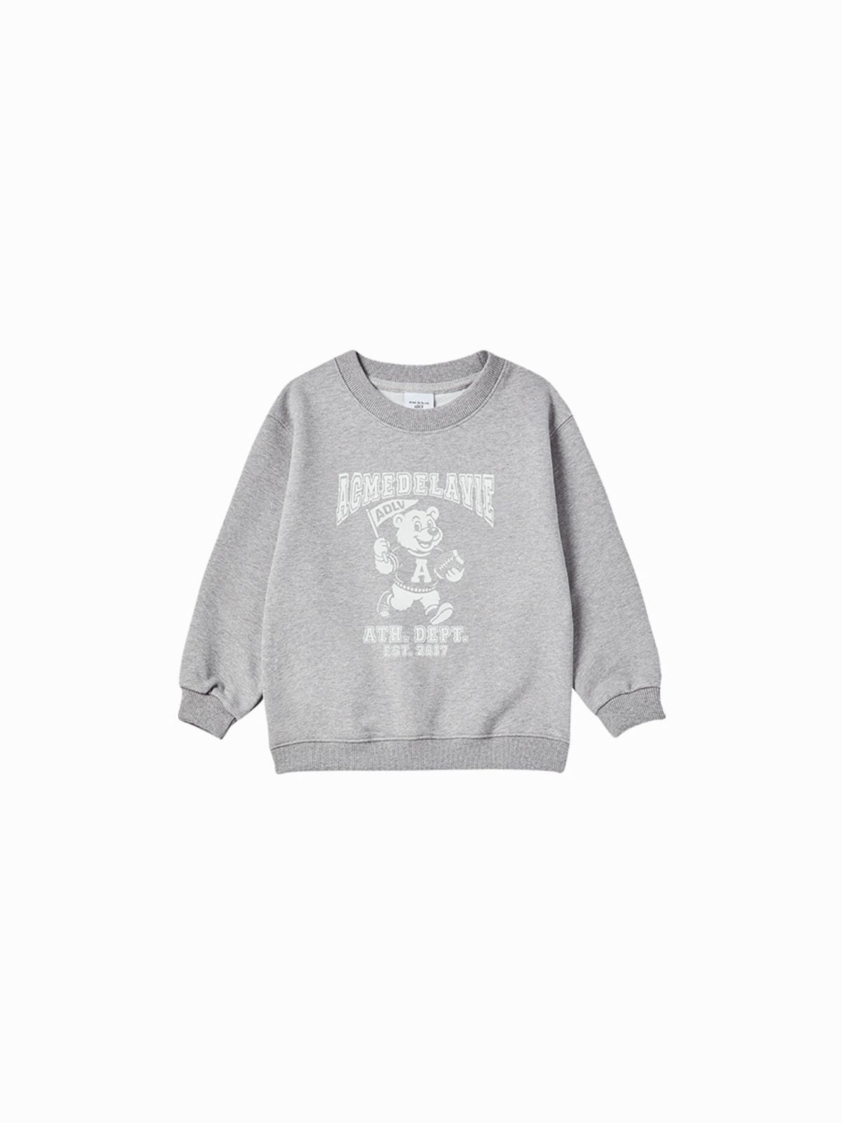 아크메드라비 키즈(acmedelaviekids) KIDS FOOTBALL AC BEAR SWEATSHIRT (2 COLOR)