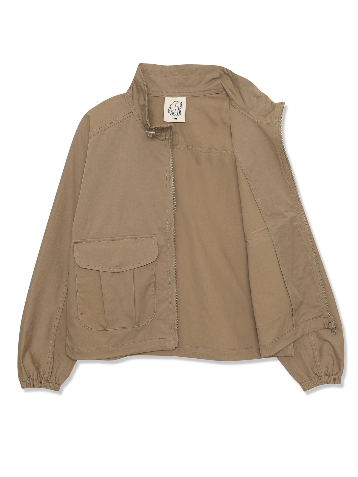 노르디스크(NORDISK) 오딜리아 스텐드넥 자켓 - W_Beige BROWN