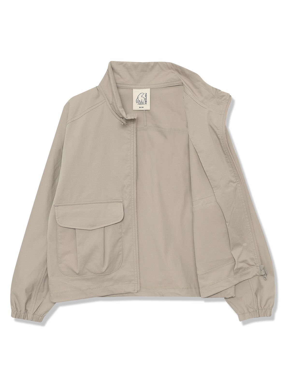 노르디스크(NORDISK) 오딜리아 스텐드넥 자켓 - W_Light Khaki