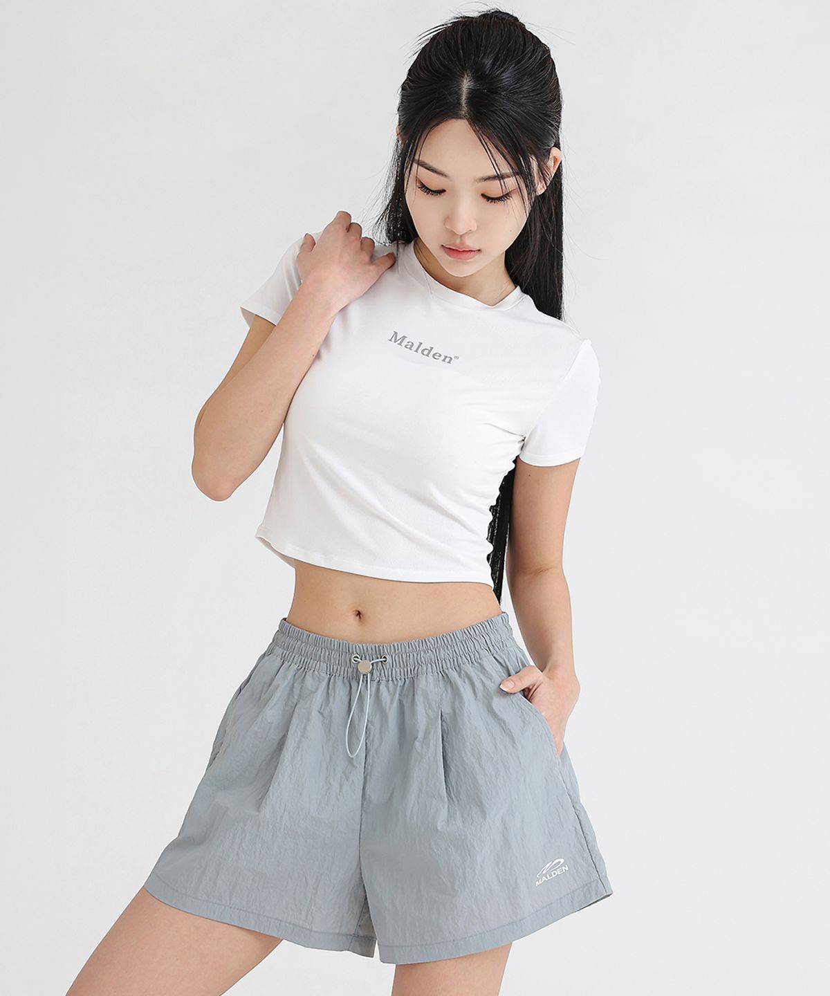 몰든(MALDEN) 나일론 우먼 트랙 쇼츠