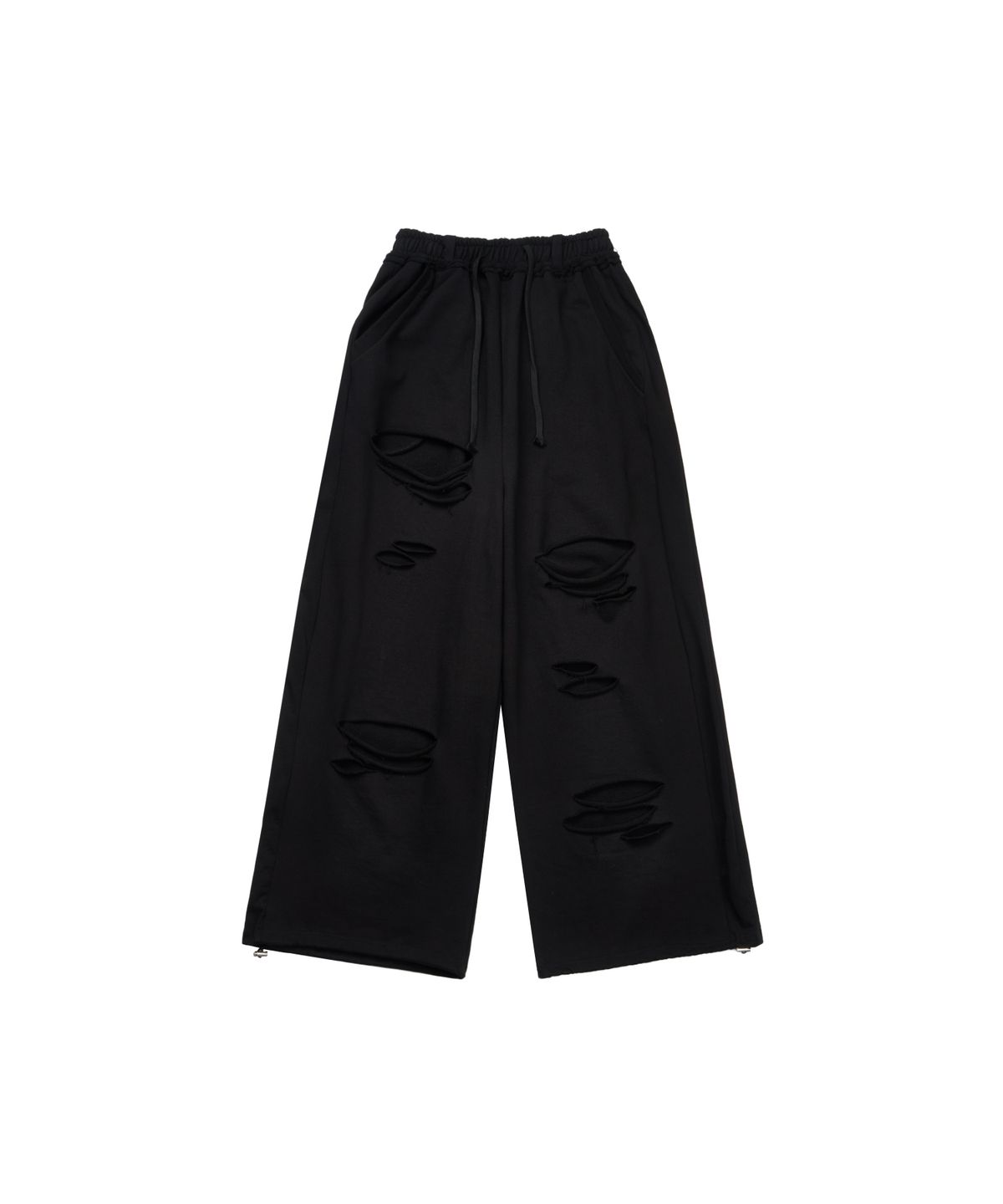 길라아카이브(GILAARCHIVE) STITCHED BOLD LOGO SWEAT PANTS_BLACK