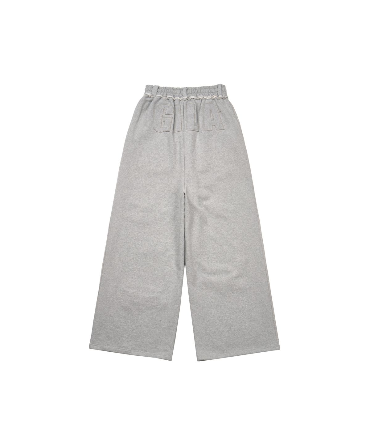 길라아카이브(GILAARCHIVE) STITCHED BOLD LOGO SWEAT PANTS_GREY