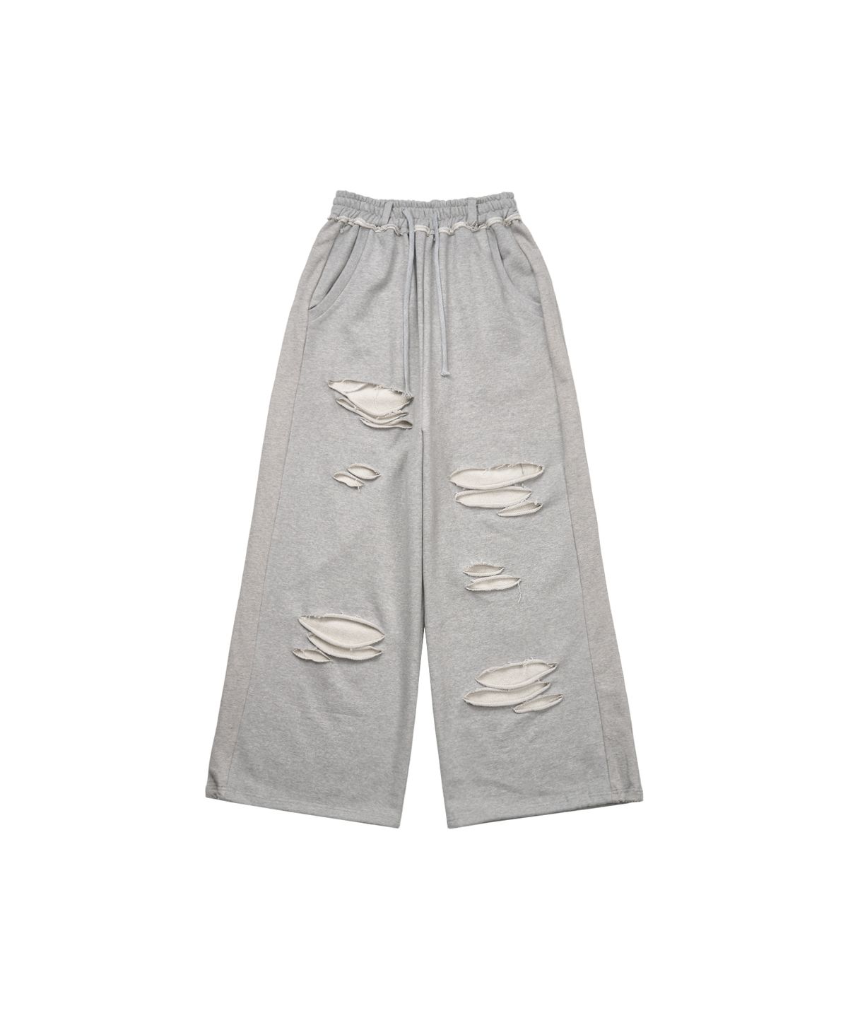 길라아카이브(GILAARCHIVE) STITCHED BOLD LOGO SWEAT PANTS_GREY