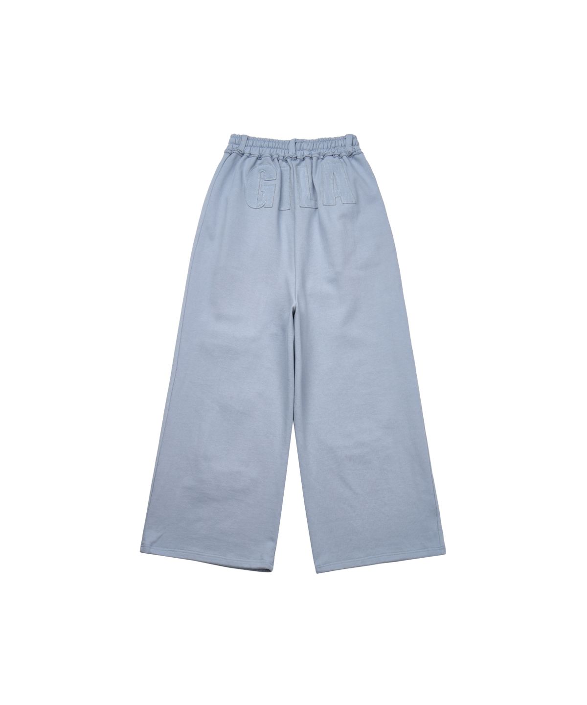 길라아카이브(GILAARCHIVE) STITCHED BOLD LOGO SWEAT PANTS_SKY BLUE