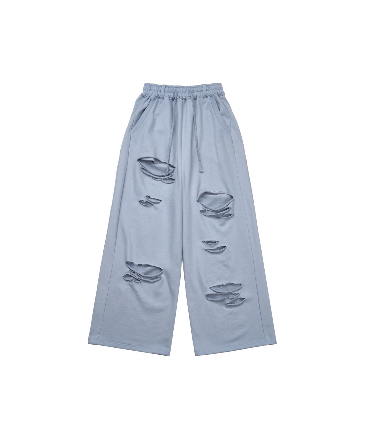 길라아카이브(GILAARCHIVE) STITCHED BOLD LOGO SWEAT PANTS_SKY BLUE