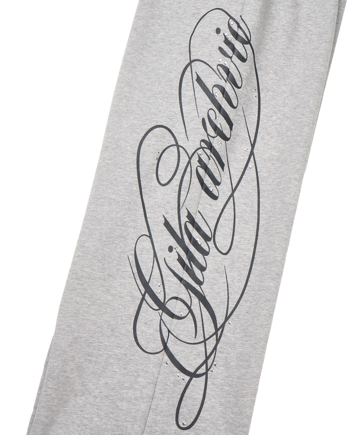 길라아카이브(GILAARCHIVE) CUT-OUT DOUBLE WAIST SWEAT PANTS_GREY