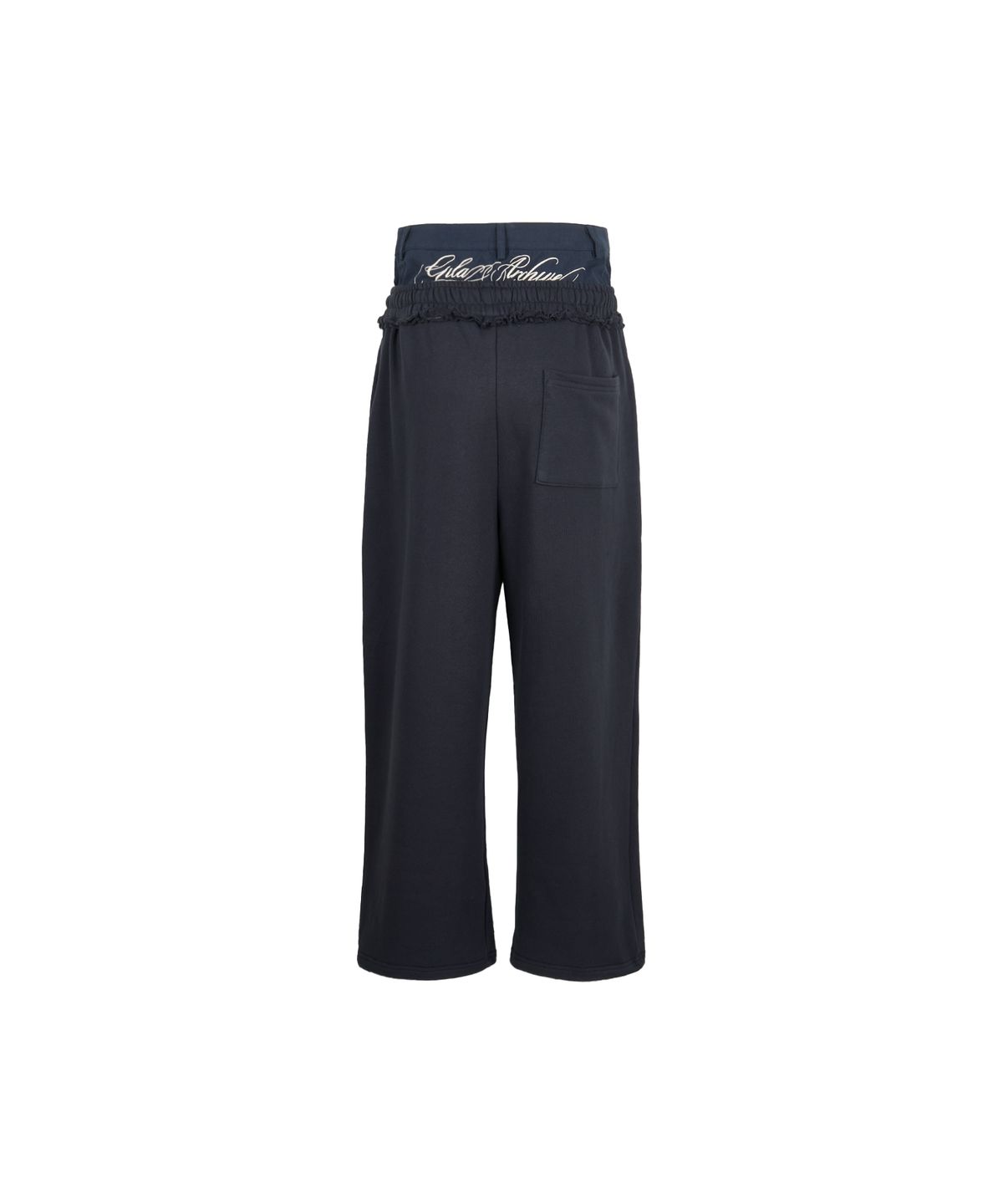 길라아카이브(GILAARCHIVE) LAYERED WAIST SWEAT PANTS_NAVY