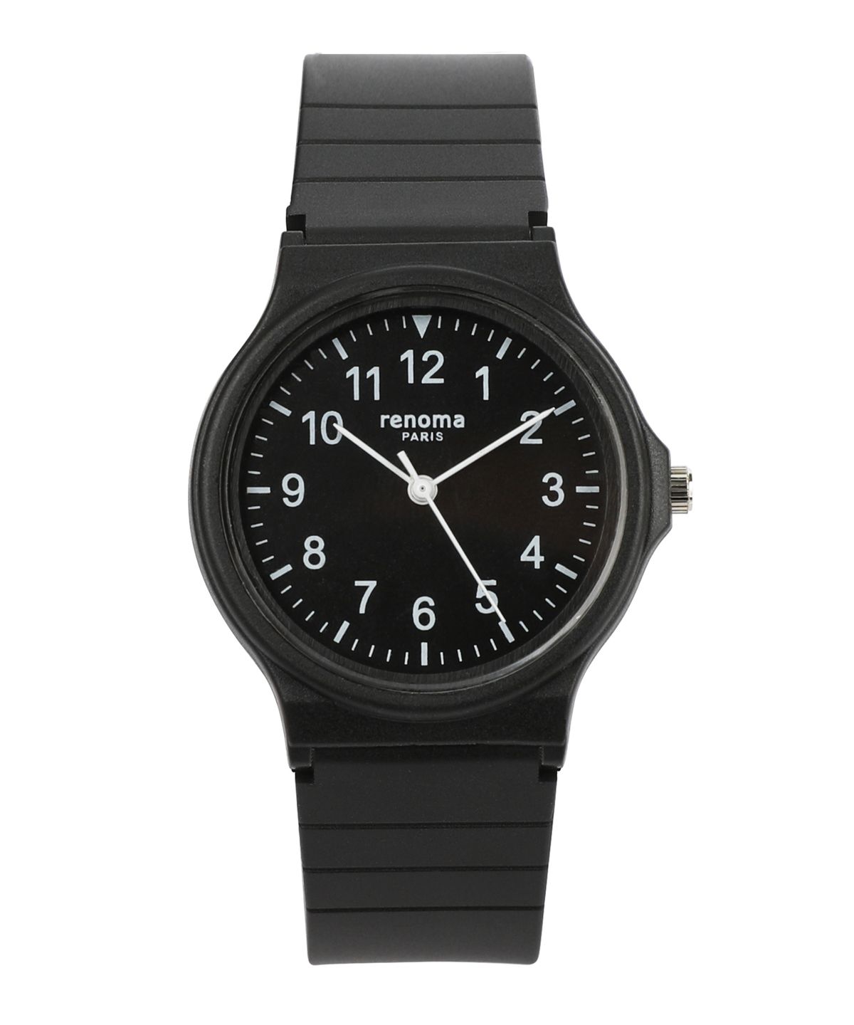 레노마 시계(RENOMA WATCH) renoma 레노마 학생 수능 시험 저소음 아날로그 우레탄 러버시계 RE6000