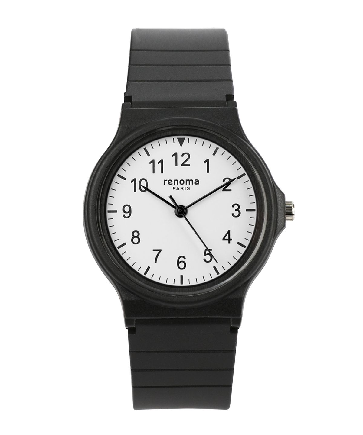 레노마 시계(RENOMA WATCH) renoma 레노마 학생 수능 시험 저소음 아날로그 우레탄 러버시계 RE6000