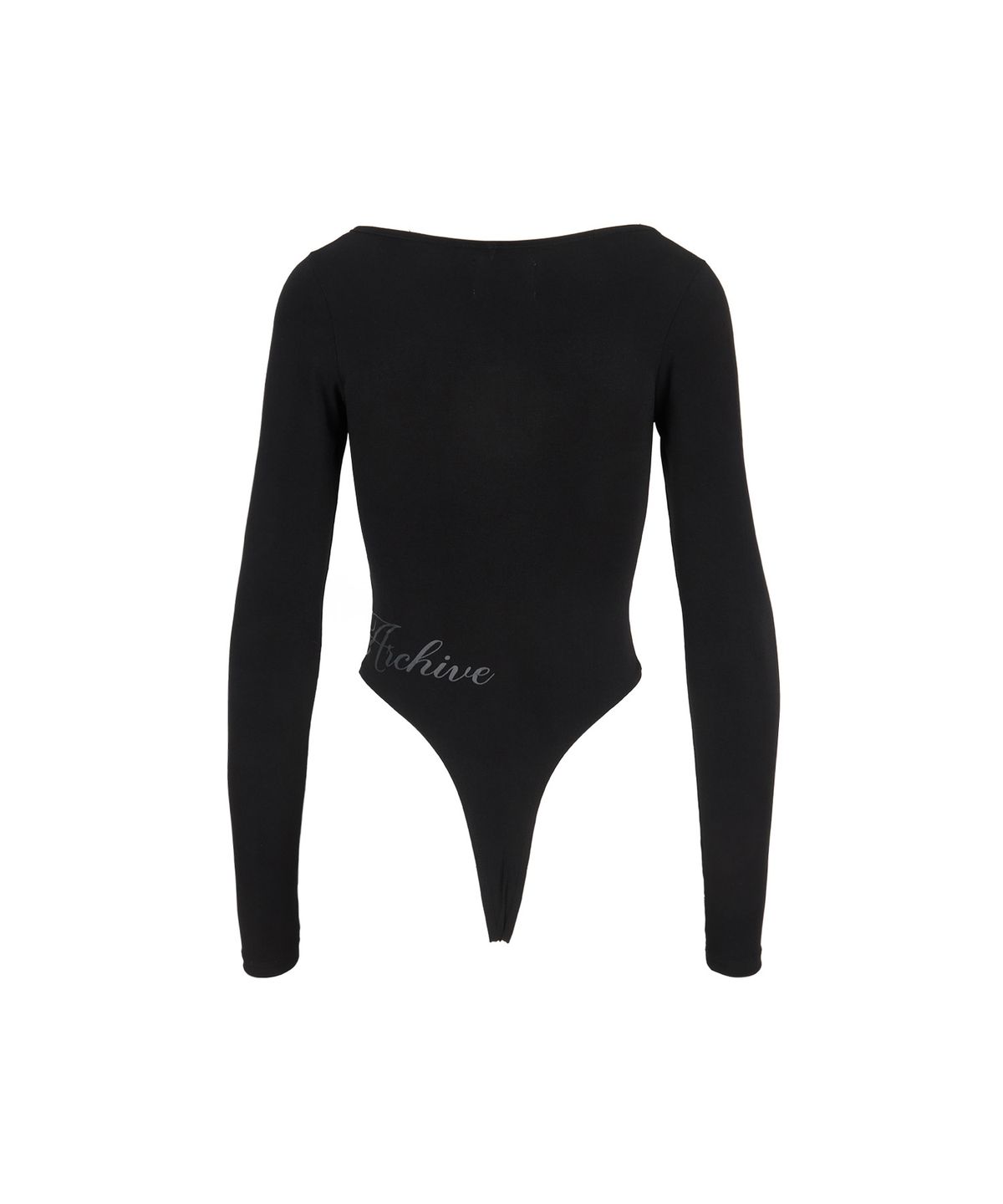 길라아카이브(GILAARCHIVE) SIDE SCRIPT LOGO BODY SUIT_BLACK