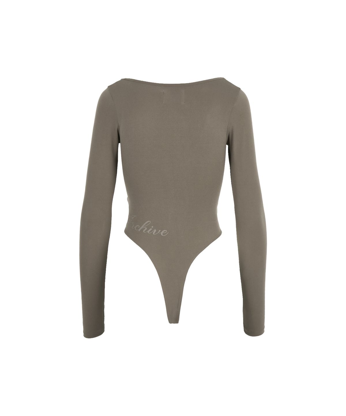 길라아카이브(GILAARCHIVE) SIDE SCRIPT LOGO BODY SUIT_BEIGE