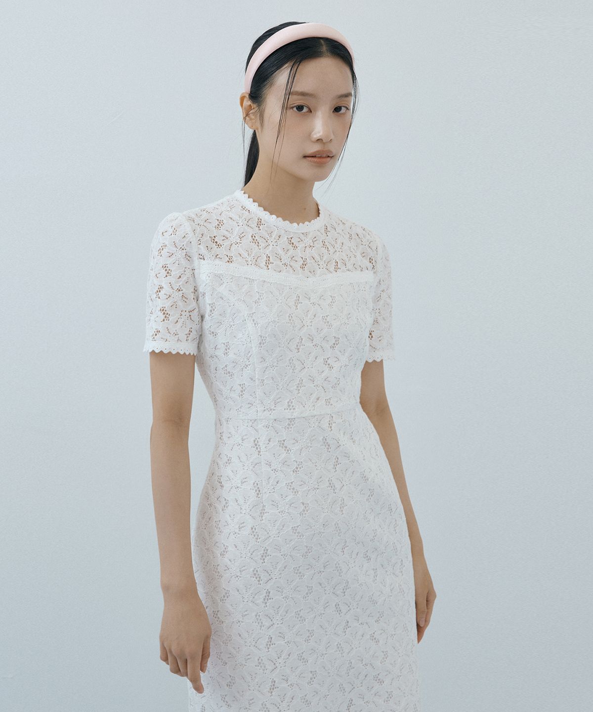 루시르주(LUCIR ZU) Roha Lace Dress (ivory)