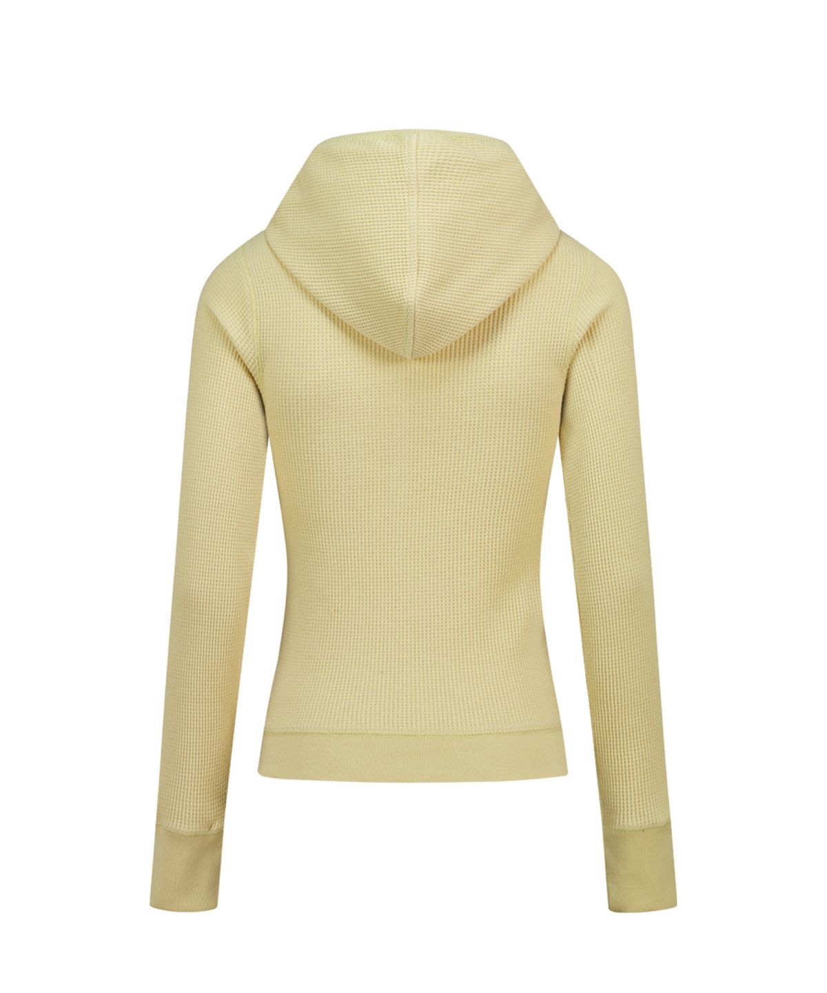 에즈이프 캘리(ASIF CALIE) WAFFLE HOODIE BUTTON LONG SLEEVE YELLOW
