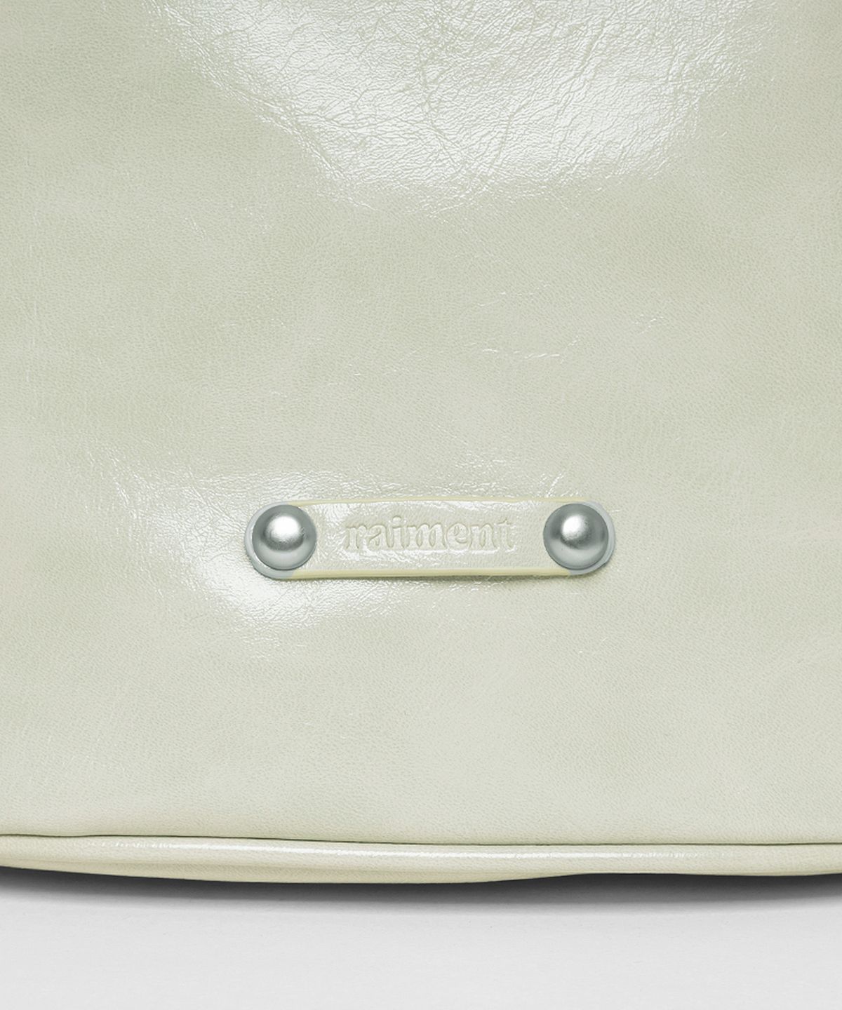 레이몬트(RAIMENT) Stud Band Basket Bag_Light Khaki