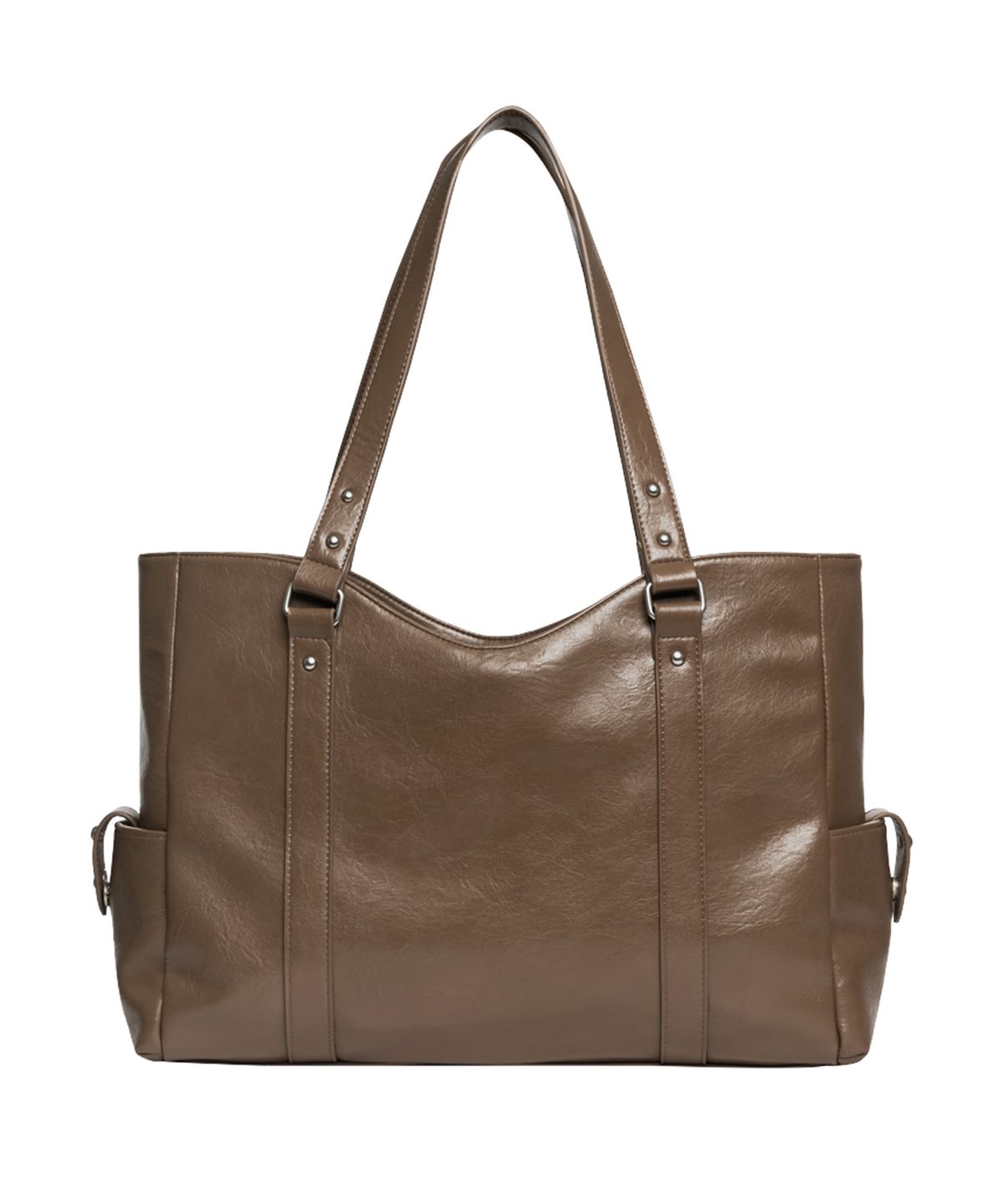 레이몬트(RAIMENT) Stud Band Big Bag_Mud Brown