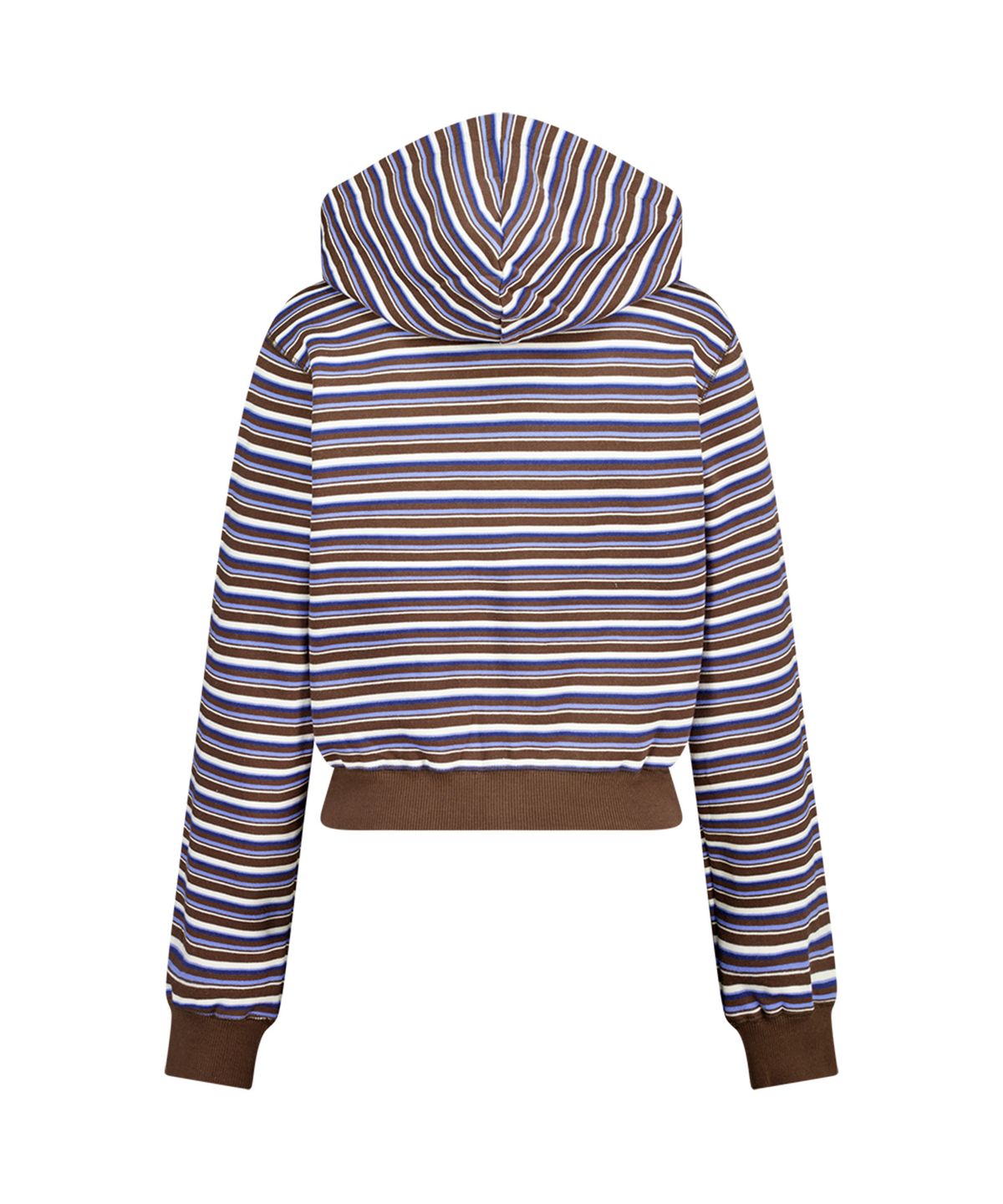 에즈이프 캘리(ASIF CALIE) CALIE BABE STRIPE HOOD ZIP UP BROWN