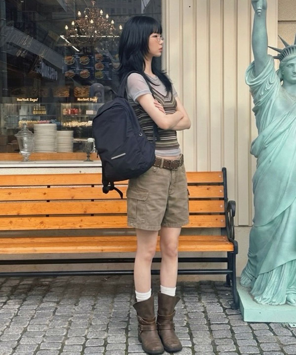레이몬트(RAIMENT) Logo Point Backpack_Black