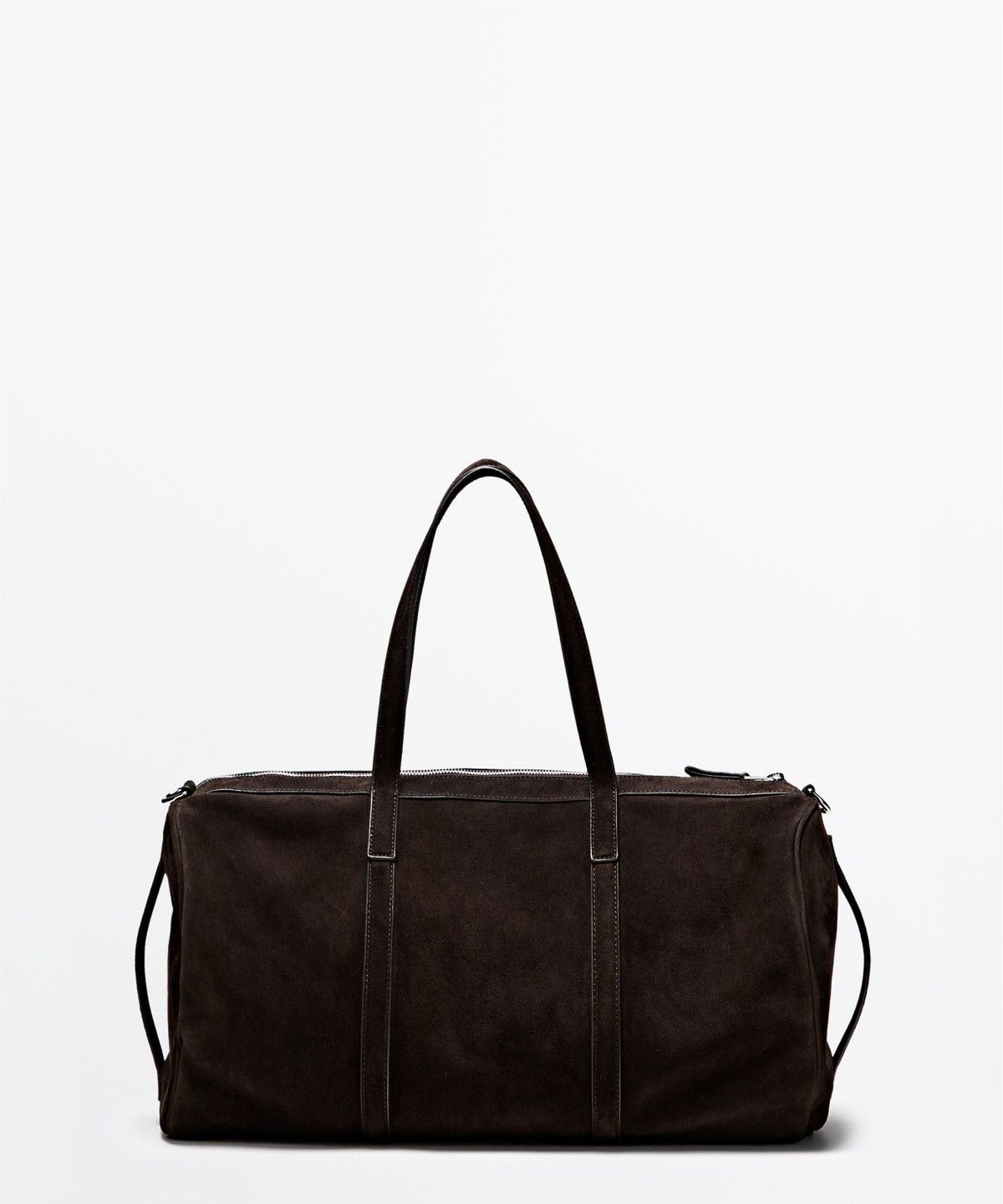 마시모두띠(MASSIMO DUTTI) 스웨이드 가죽 트래블 백