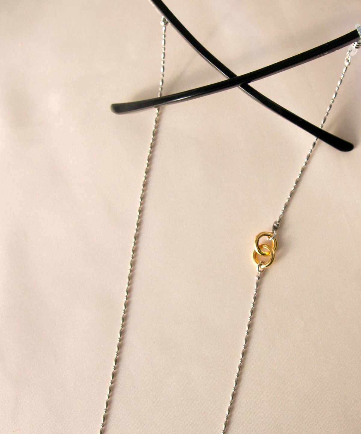 트레쥬(TREAJU) Two ring glasses chain