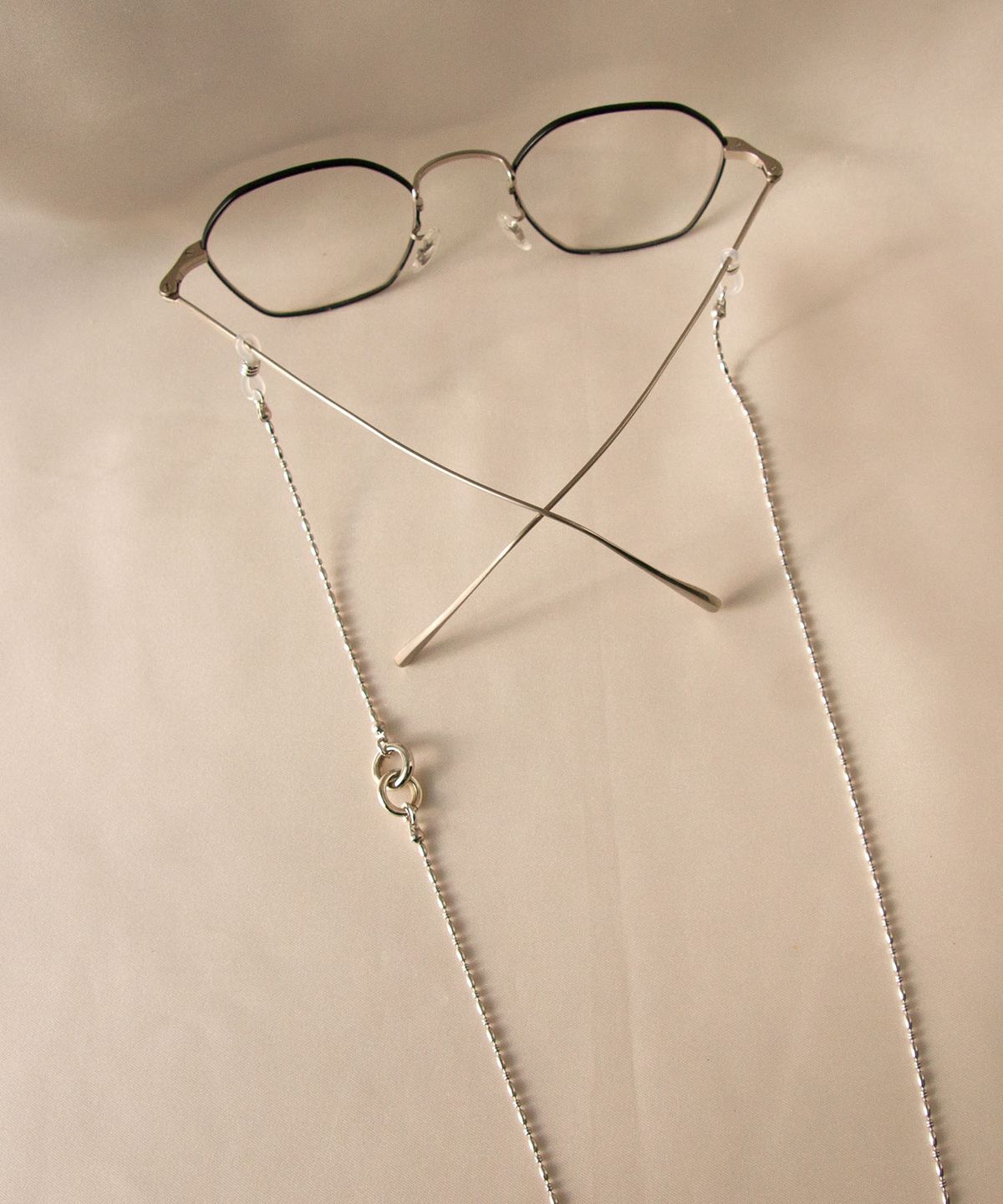 트레쥬(TREAJU) Two ring glasses chain