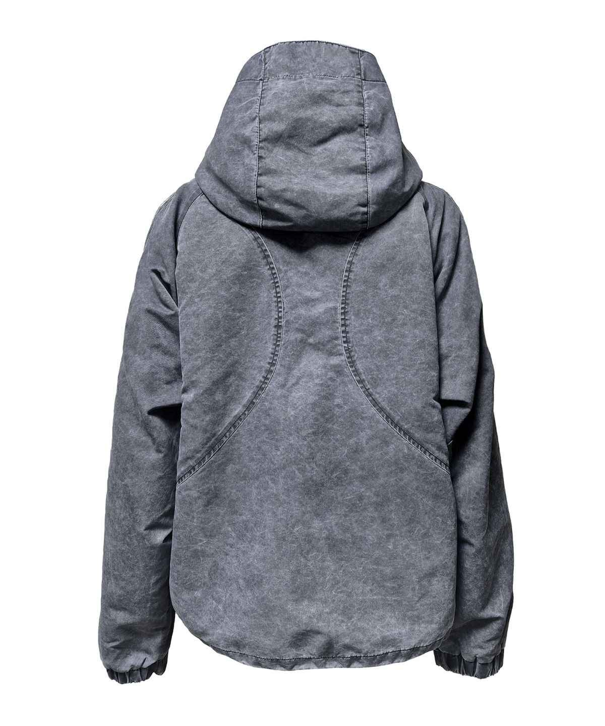 정도(JUNGDO) BLEACH LINED JACKET . DIRTY BLACK