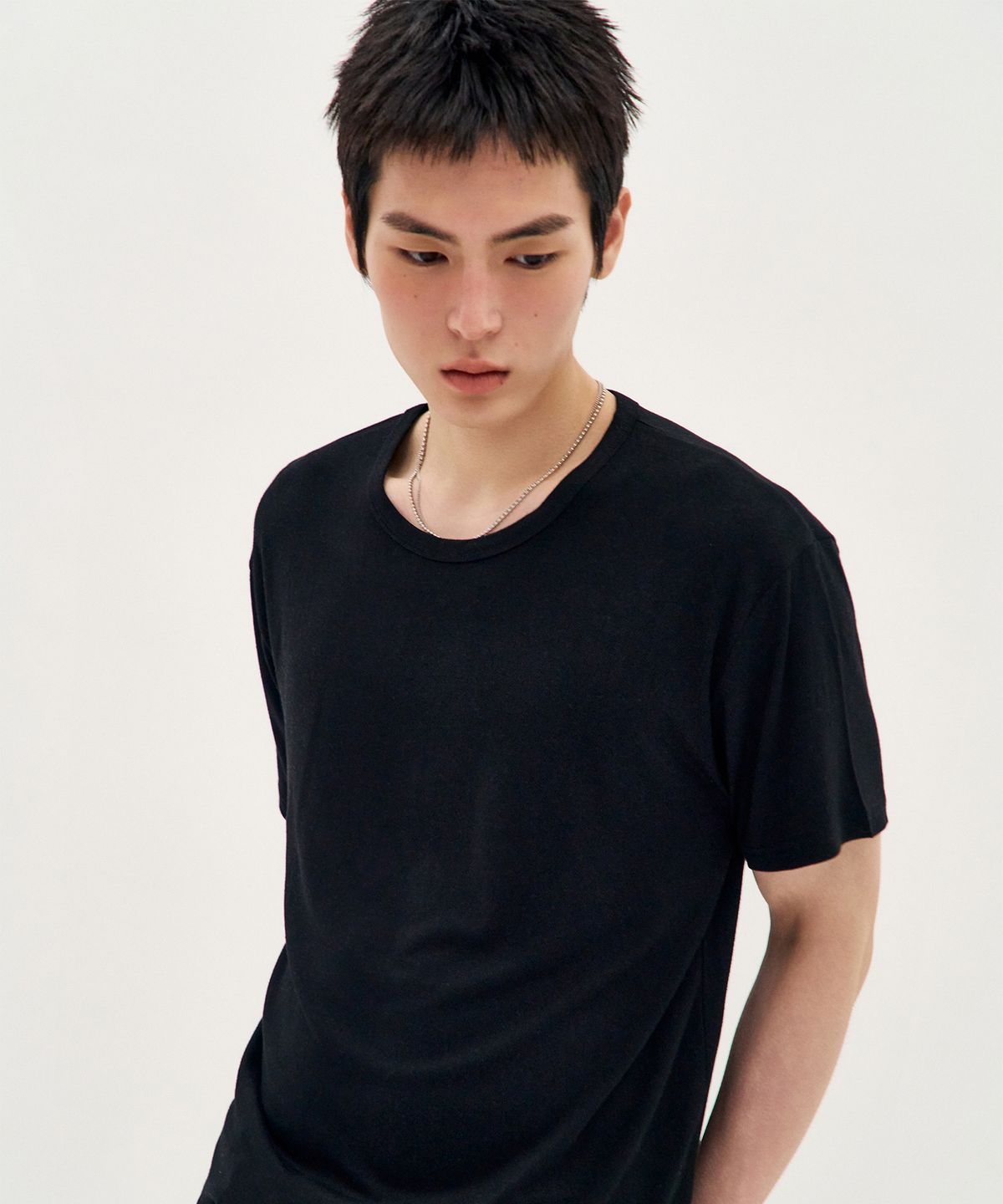 피알씨에스에스(PRCSS) Two-Layer Chain Necklace - Silver