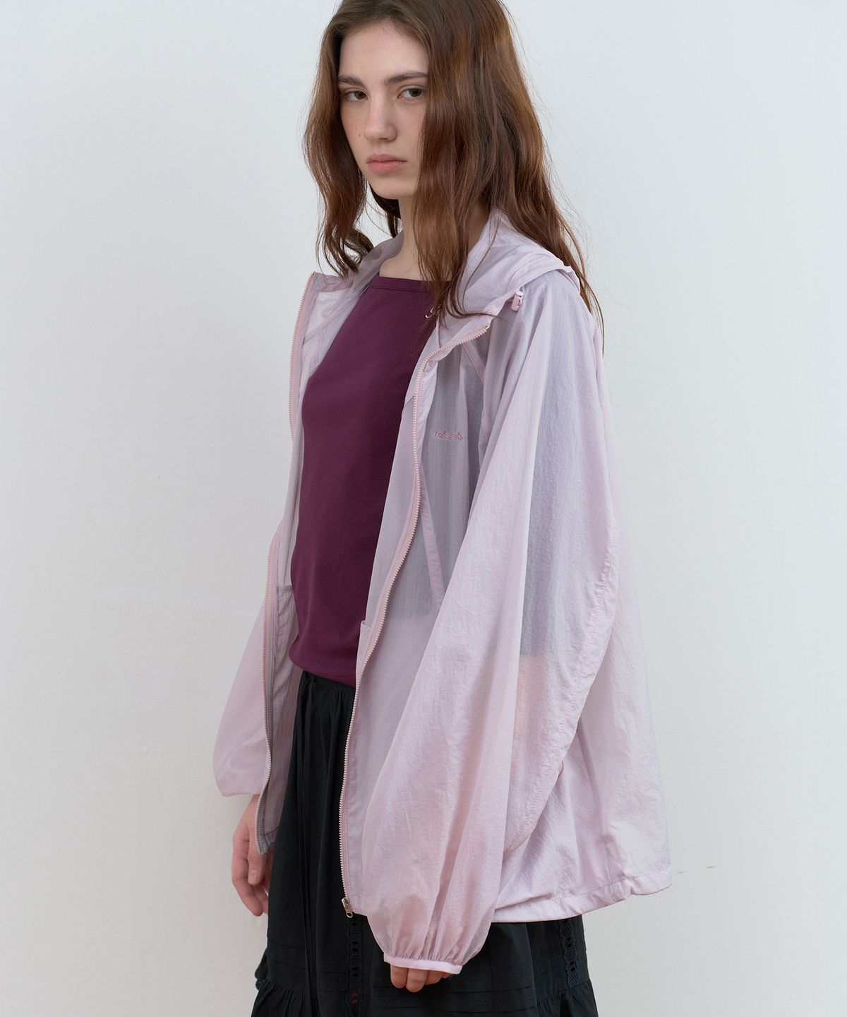 로라로라(ROLAROLA) HOODED WIND JACKET PINK