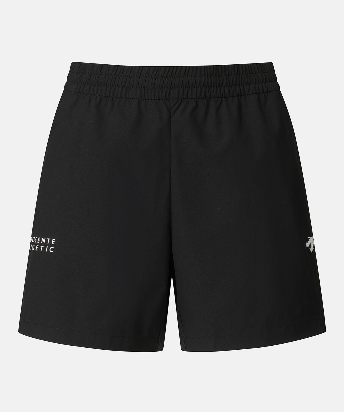데상트(DESCENTE) 우먼스 5인치 우븐 쇼츠 블랙 SR122PHP21