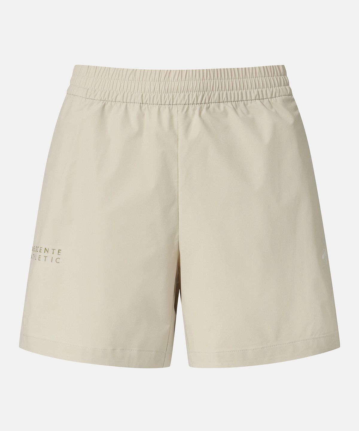 데상트(DESCENTE) 우먼스 5인치 우븐 쇼츠 베이지 SR122PHP21