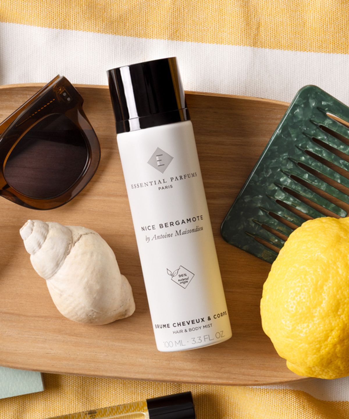 에센셜 퍼퓸(ESSENTIAL PARFUMS) 나이스 베르가못 바이 앙투완 메종디유 헤어 앤 바디 미스트 100ml [증정] 랜덤 바이알 1종 (2ml)