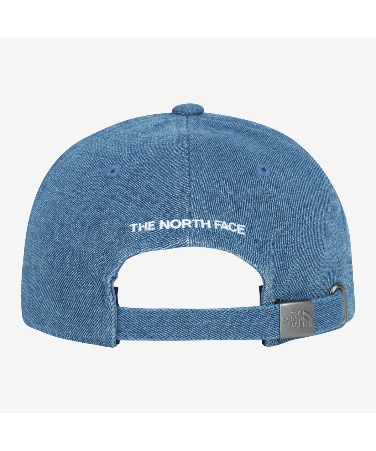 노스페이스(THE NORTH FACE) NE3CS00K 화이트라벨 로고 볼 캡 데님 BLUE