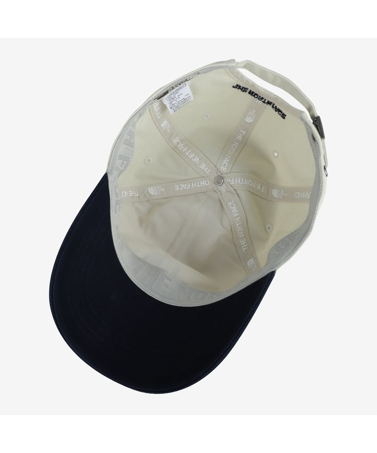 노스페이스(THE NORTH FACE) NE3CS00N 화이트라벨 로고 볼 캡 IVORY