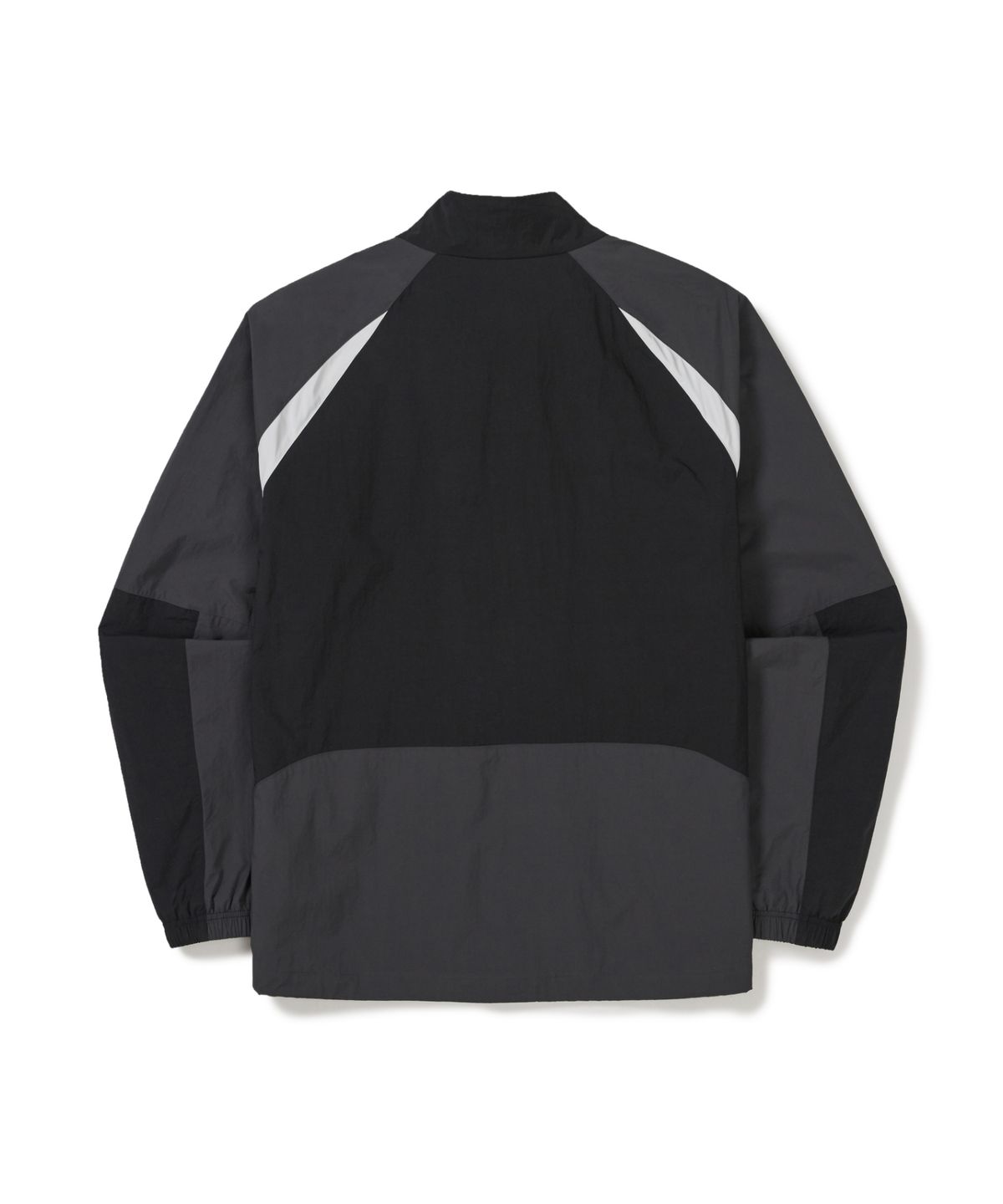 스노우피크 어패럴(SNOWPEAK APPAREL) 경량 타슬란 컬러블럭 스탠드넥 바람막이 (S26SMLWB58) Dark Charcoal