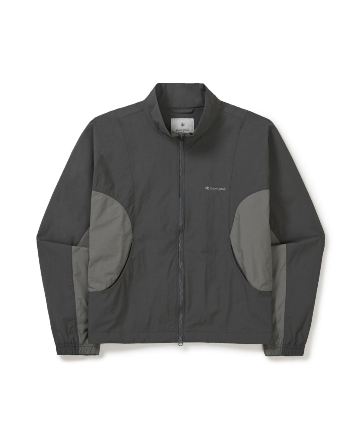 스노우피크 어패럴(SNOWPEAK APPAREL) 경량 타슬란 컬러블럭 여성 스탠드넥 바람막이 (S26SWLWB59) Rustic Khaki