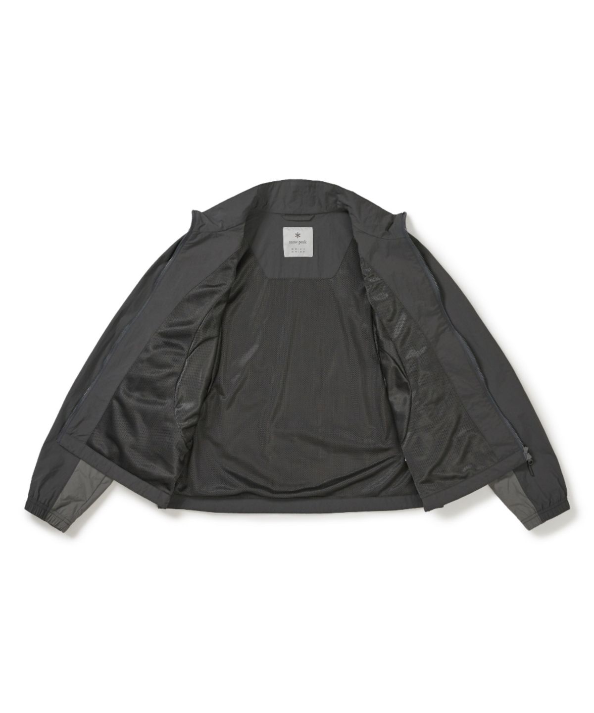 스노우피크 어패럴(SNOWPEAK APPAREL) 경량 타슬란 컬러블럭 여성 스탠드넥 바람막이 (S26SWLWB59) Rustic Khaki