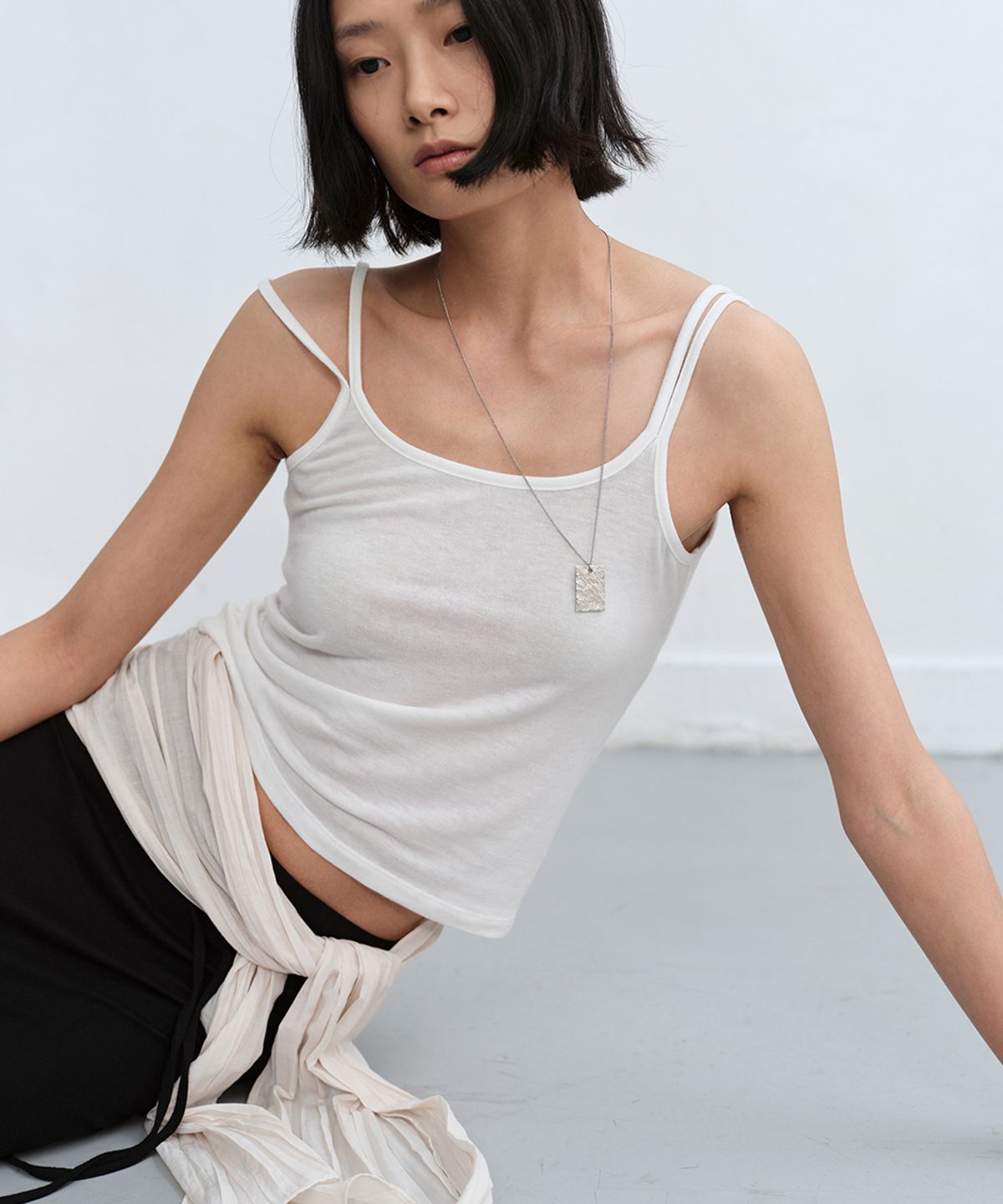 로우타이드(LOW TIDE) BUILDING NECKLACE [SILVER]